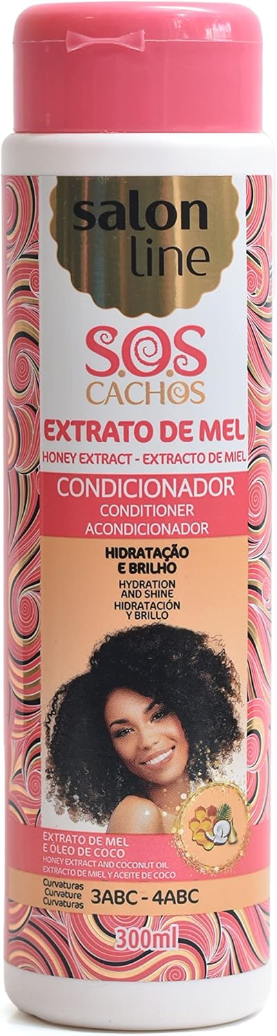 Salon Line Condicionador SOS Cachos Intensos Mel 300ml
