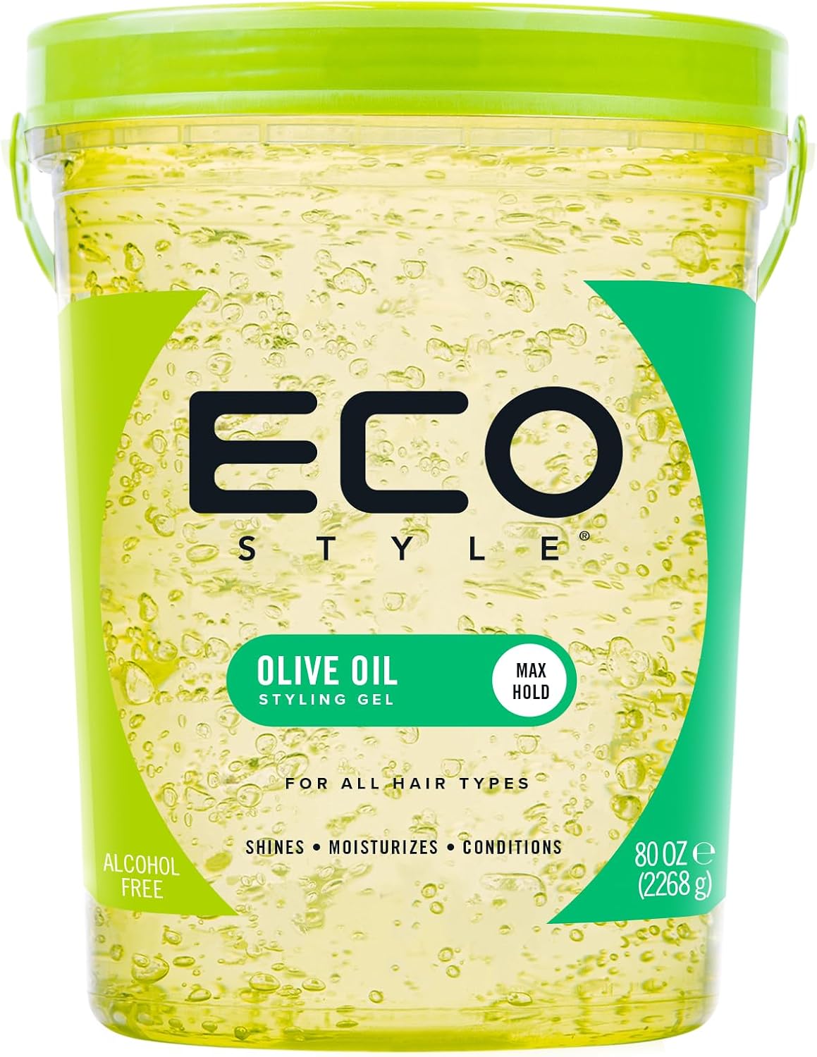 Eco Style – Gel de Peinado para Rizos con Fijación Máxima 2,36 kg