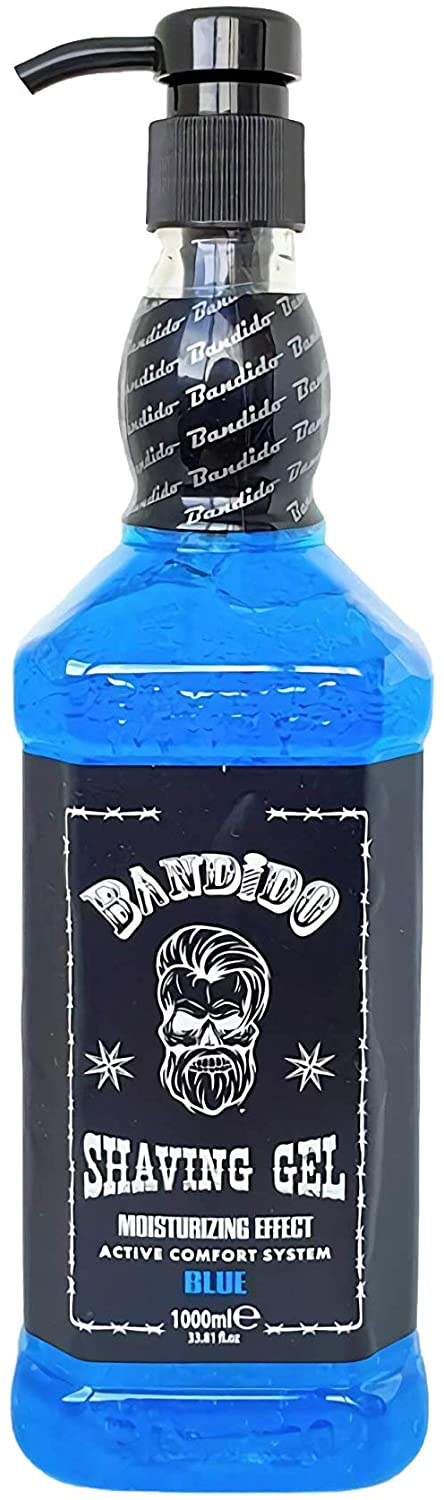 Gel de afeitado Bandido efecto hidratante - Shaving gel Moisturizing effect 1000 ml (Azul)