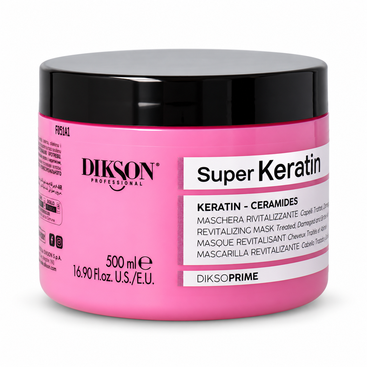 Dikson – Mascarilla para cabello dañado Super Keratin revitalizante 500 / 1000 ml