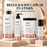 Dikson – Kit de restauración capilar Structura Pro para cabellos dañados · 4 pasos
