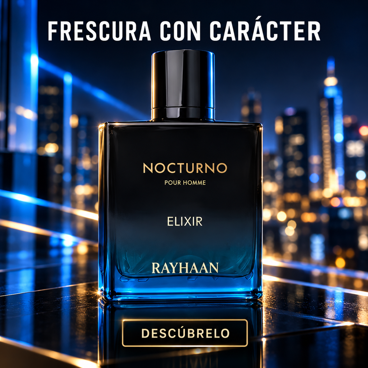 Rayhaan – Perfume para hombre Nocturno Elixir Eau de Parfum 100 ml