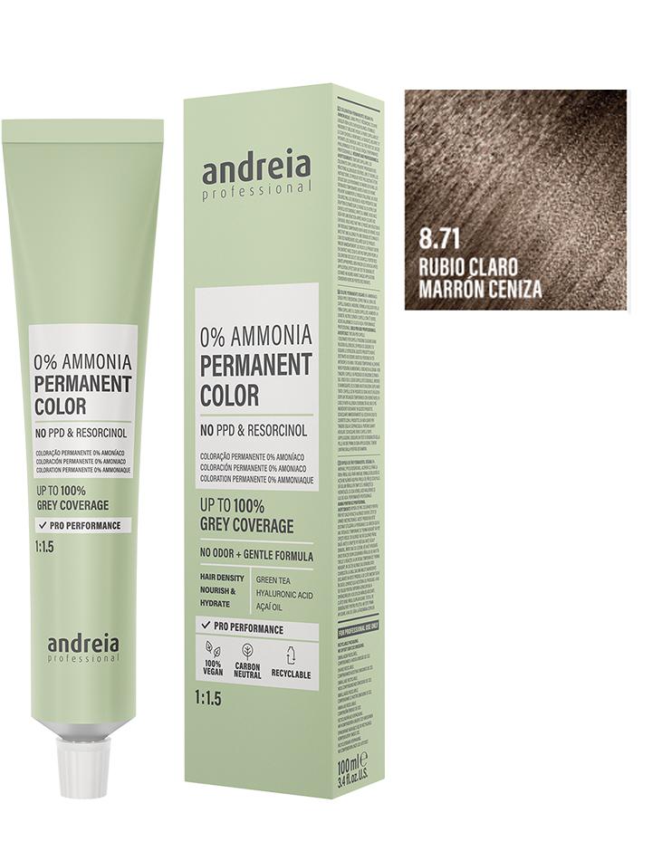 Andreia Professional – Tinte permanente sin amoníaco para cubrir canas 100 ml