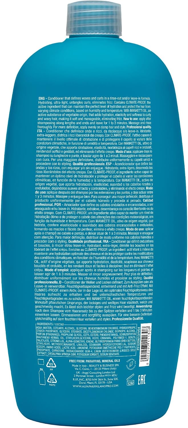 Alfaparf, Condicionador  Semi di Lino Curls Enhancing  1000 ml