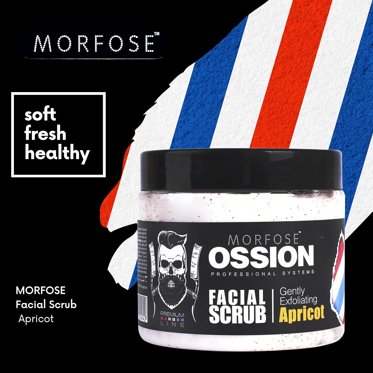 Morfose Ossion Facial Scrub Apricot - Exfoliante facial Morfose Ossion