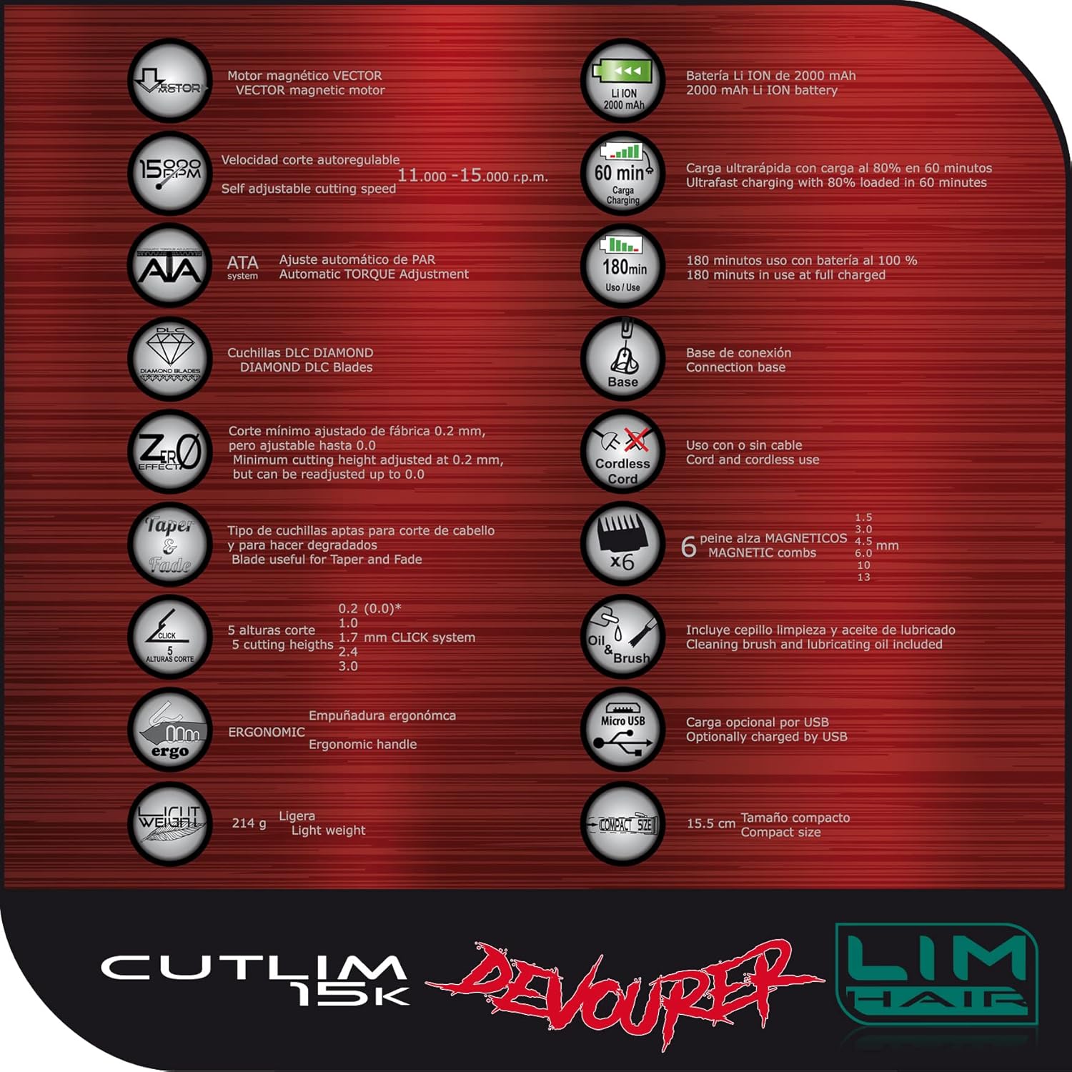 LIM HAIR CUTLIM 15k DEVOURER