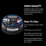 Morfose Barber Wax (Medium Hold), cera premium para el pelo para hombres, brillo natural, fácil aplicación, duradera, soluble en agua
