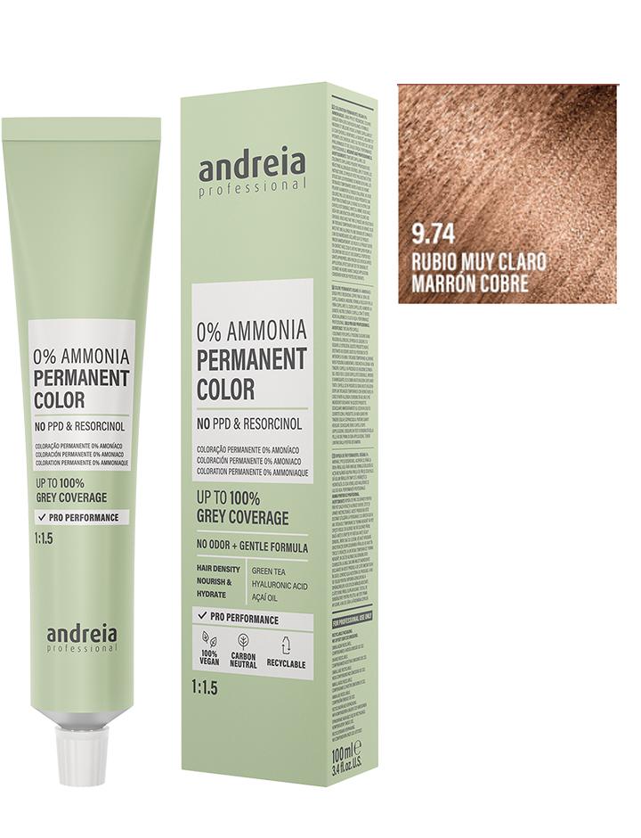 Andreia Professional – Tinte permanente sin amoníaco para cubrir canas 100 ml