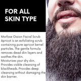 Morfose Ossion Facial Scrub Apricot - Exfoliante facial Morfose Ossion
