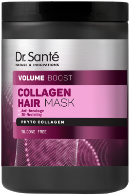 Dr. Santé Collagen Hair Volume Boost máscara para cabelo danificado, seco e sem volume 1 l