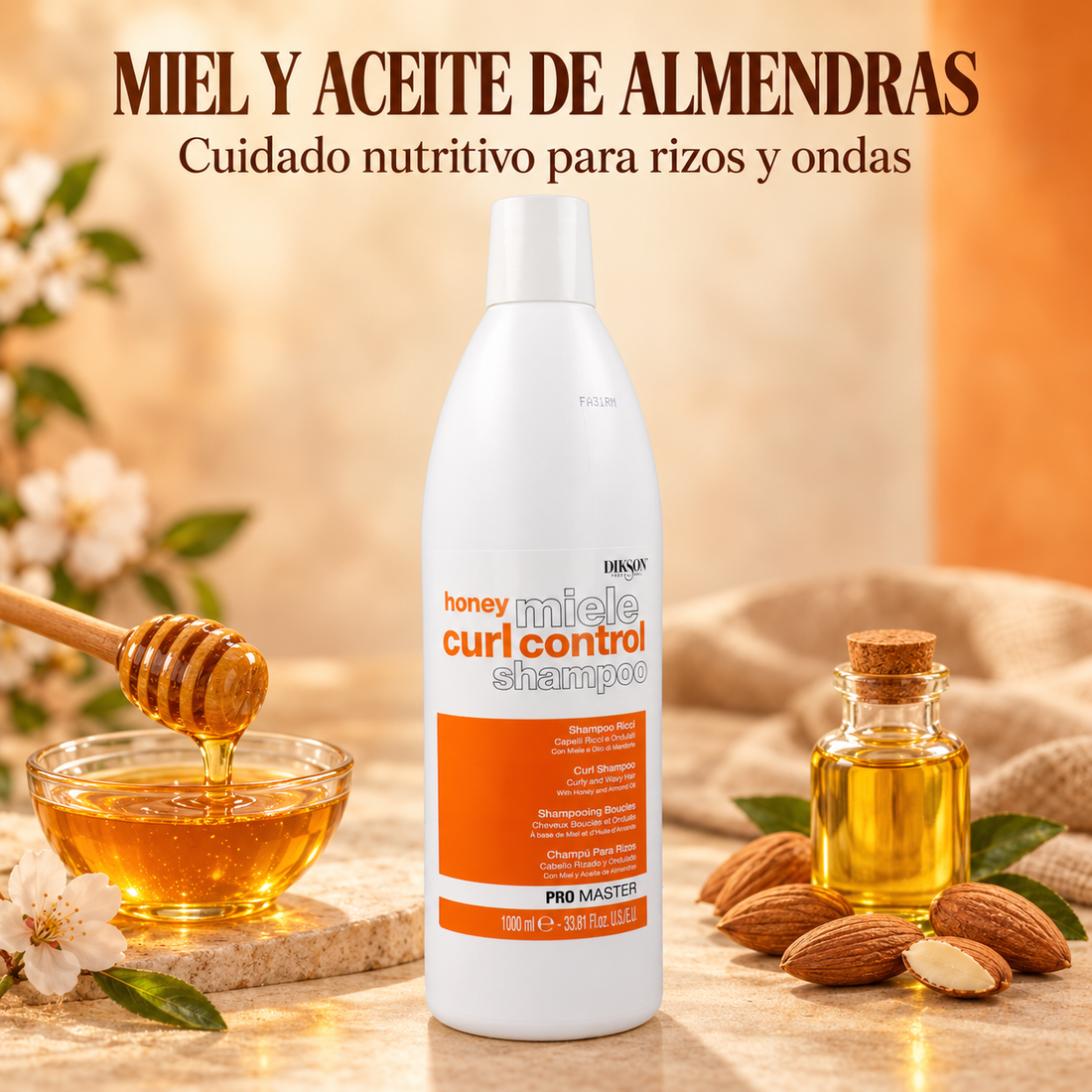 Dikson Promaster Curl Honey Shampoo for Curly Hair 1000ml