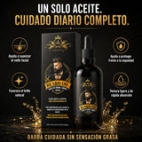 Ártico Men® – Aceite para la Barba Hidratante de Uso Diario 100ml