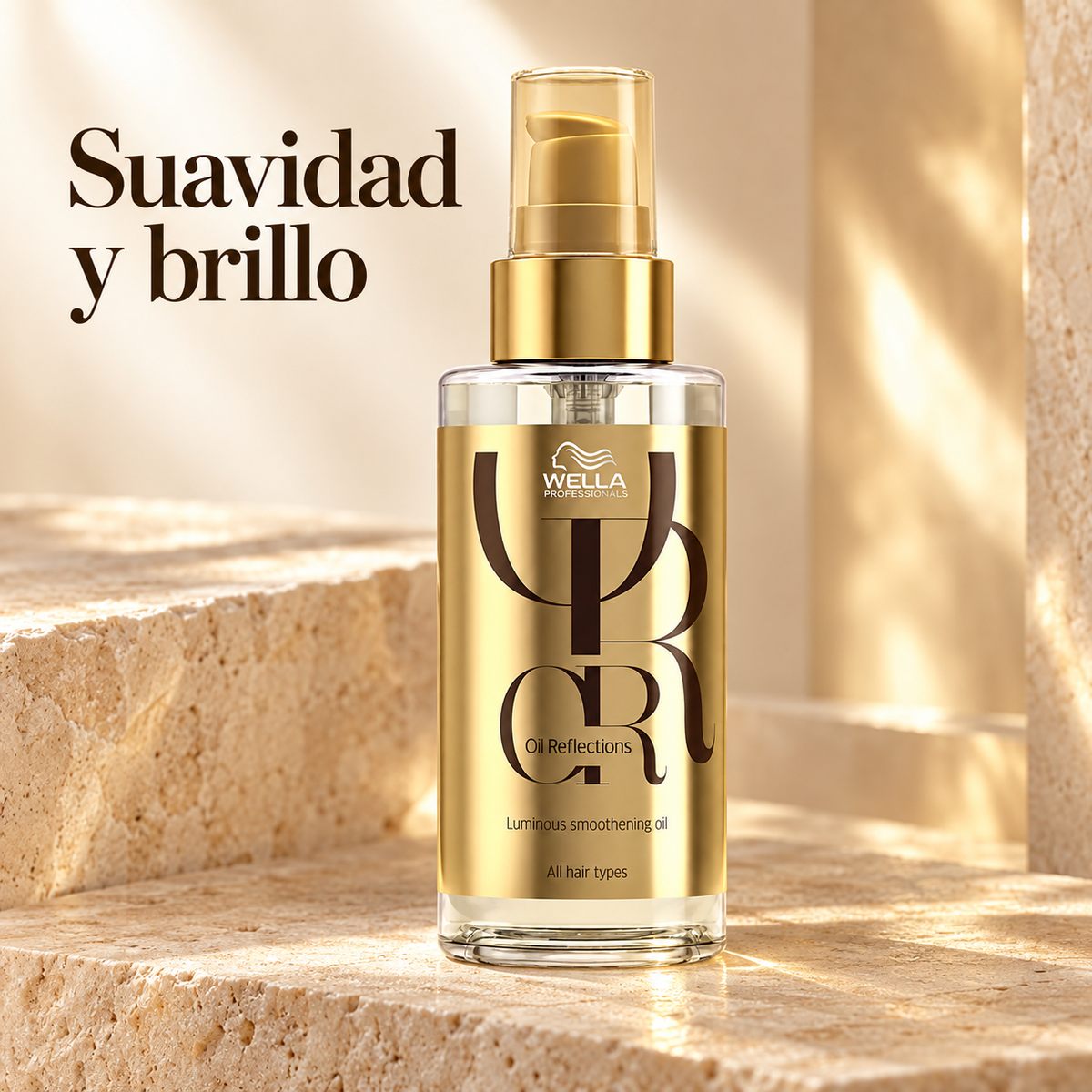 Wella Professionals – Aceite capilar suavizante Oil Reflections para todo tipo de cabello 100 ml
