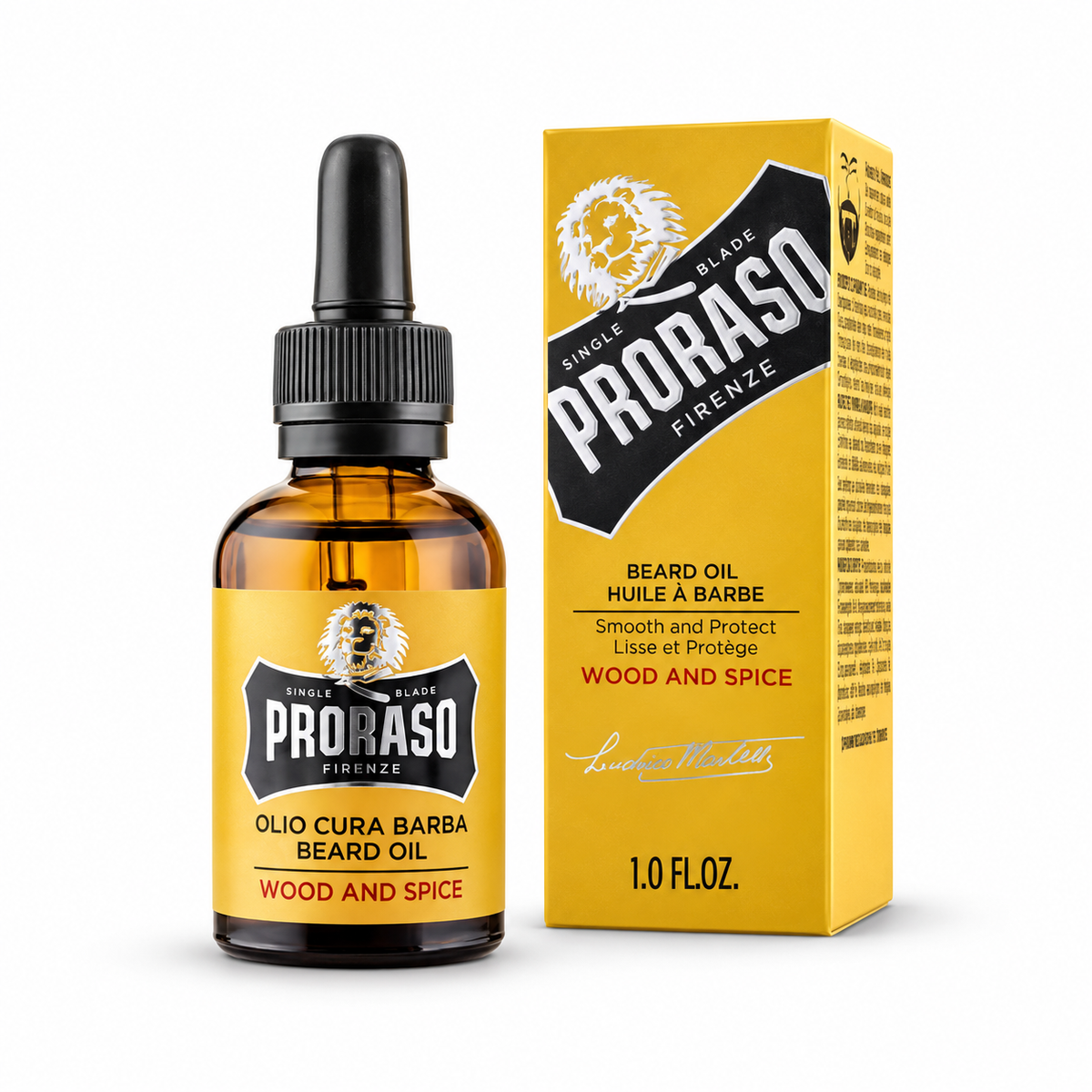 Proraso – Aceite para barba Wood & Spice suavizante 30 ml