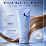 Alfaparf  Semi Di Lino – Acondicionador Espesante para Cabello Fino y Maduro 200/1000 ml