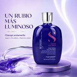 Alfaparf Milano – Champú antiamarillo para cabello rubio y plateado 250/1000 ml