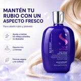Alfaparf Milano – Champú antiamarillo para cabello rubio y plateado 250/1000 ml