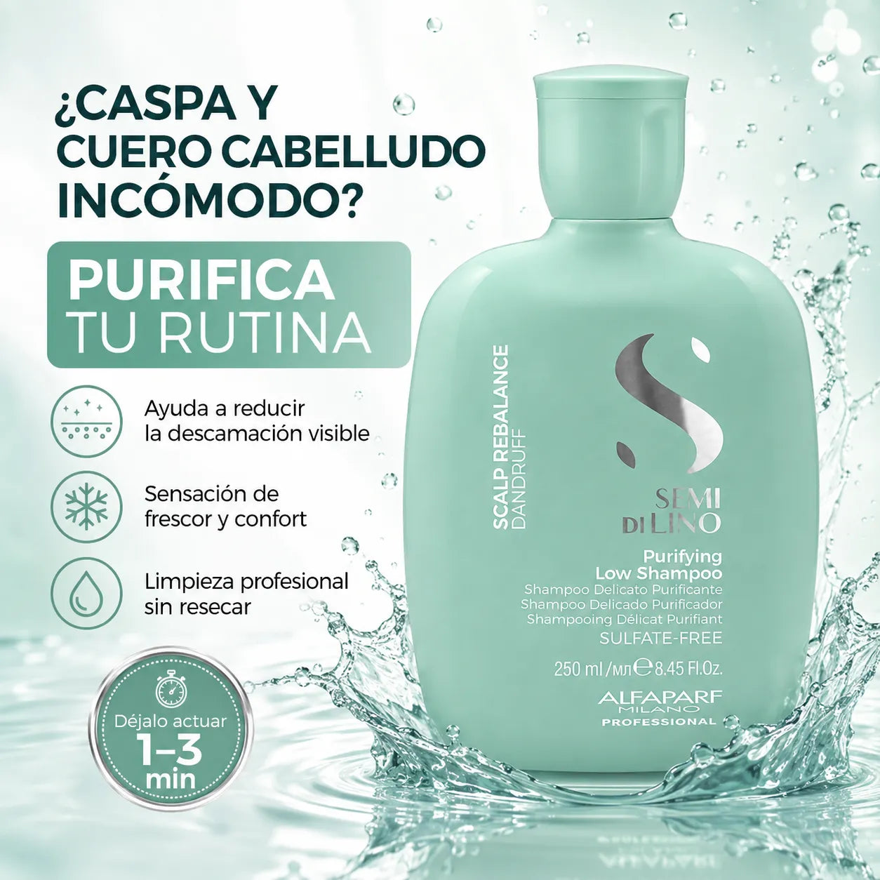 Alfaparf Milano – Champú Anticaspa Purificante 250 ml