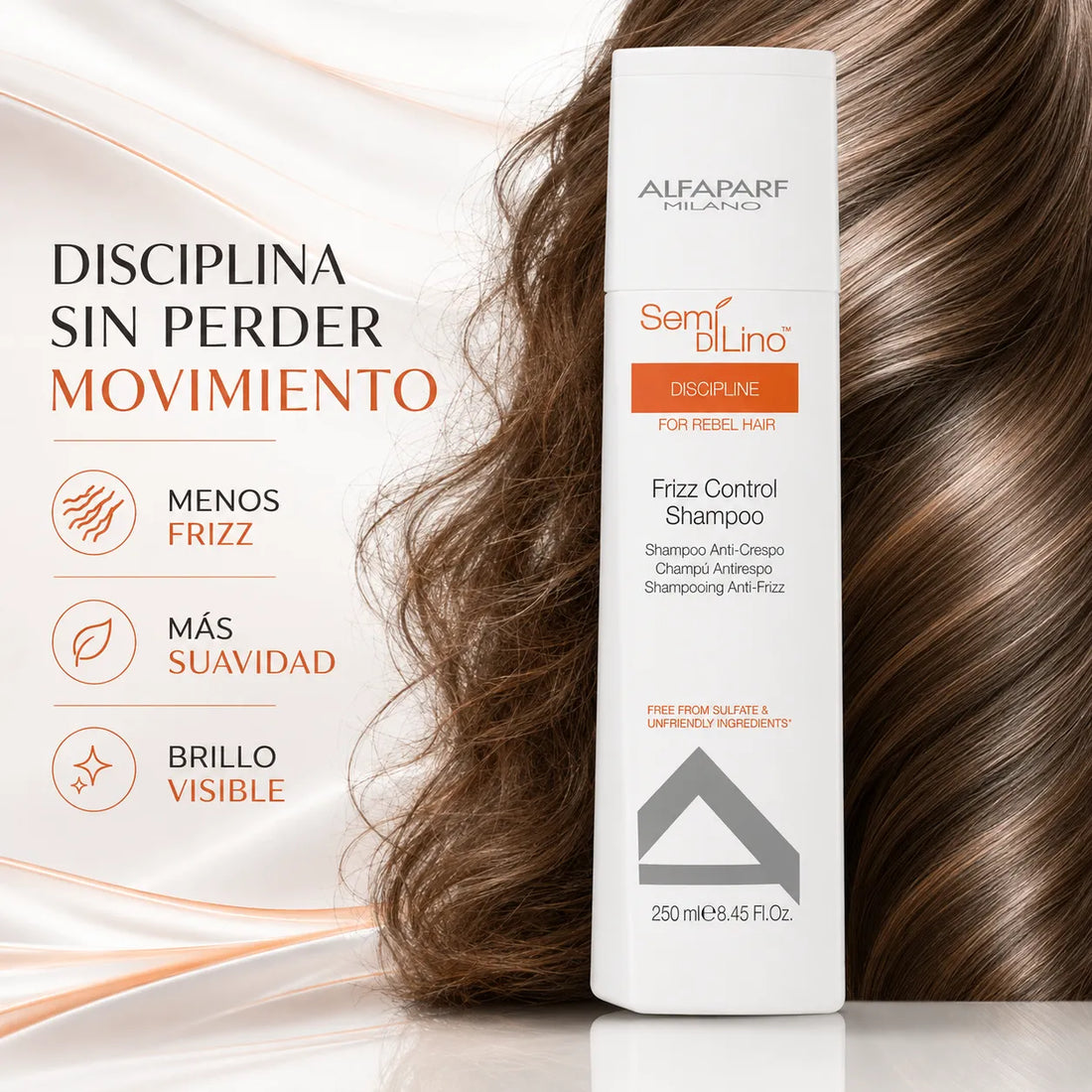 Alfaparf – Champô anti-frizz para cabelo rebelde 250ml