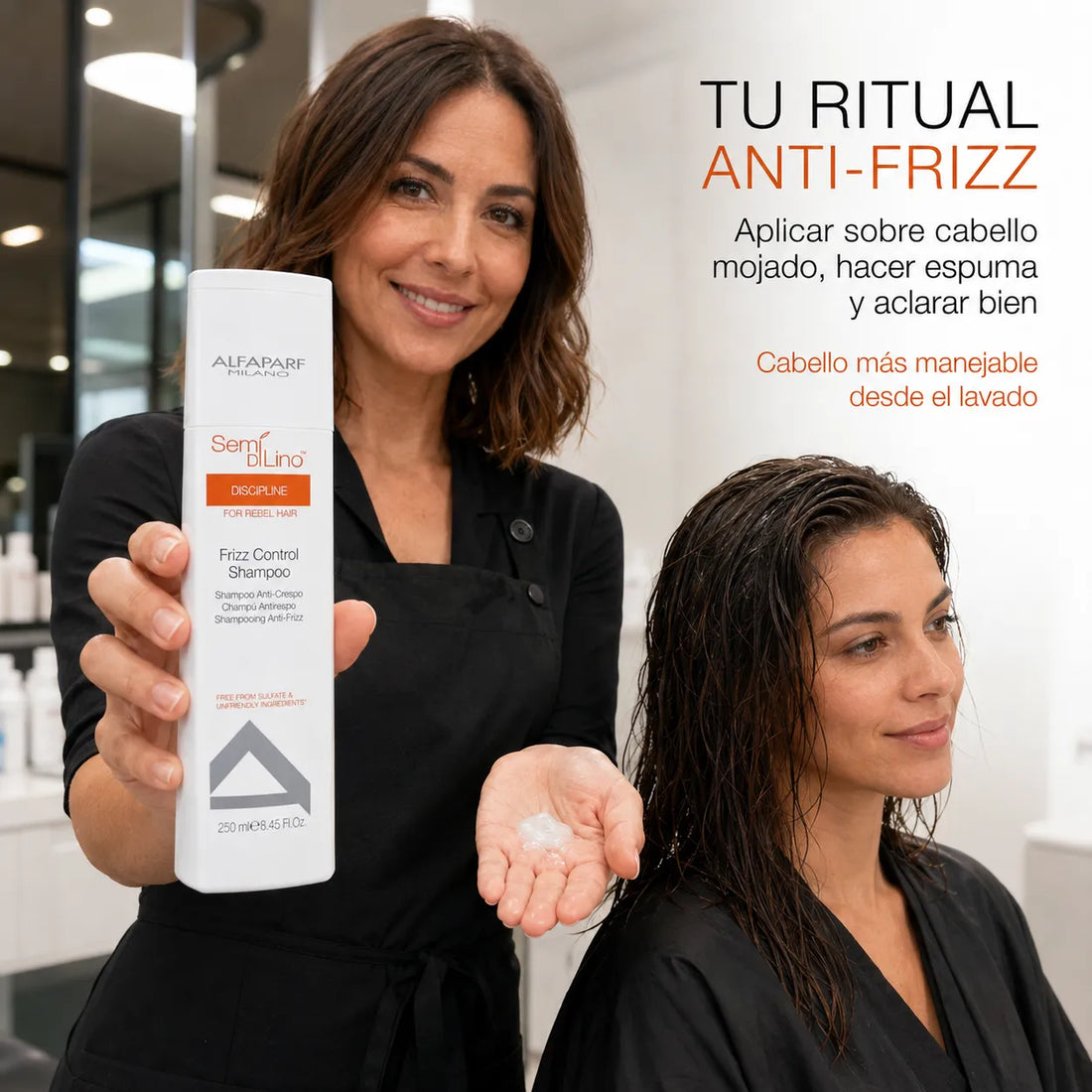 Alfaparf – Champô anti-frizz para cabelo rebelde 250ml