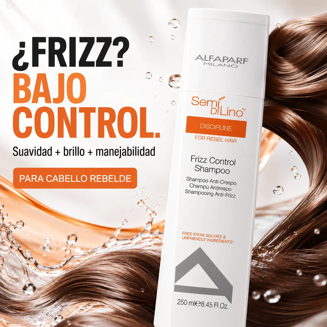 Alfaparf – Champô anti-frizz para cabelo rebelde 250ml