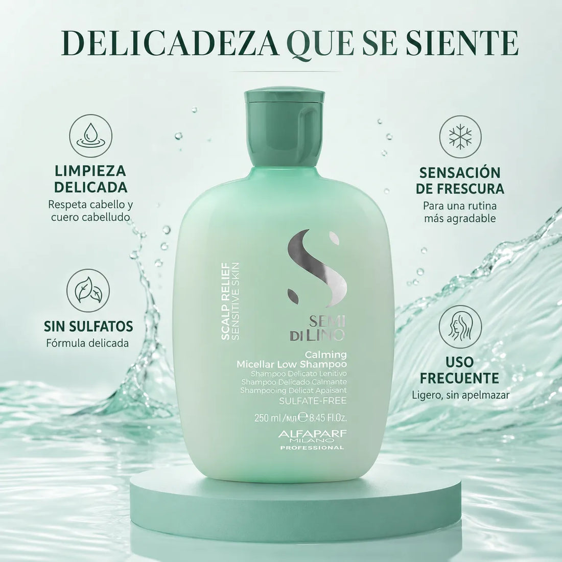 ALFAPARF – Champú para cuero cabelludo sensible SDL Scalp Relief 250ml