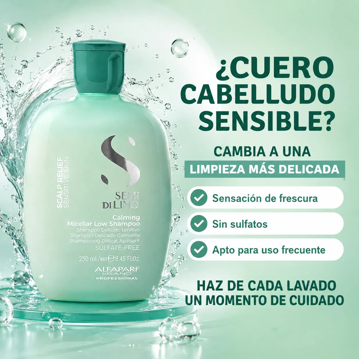 ALFAPARF – Champú para cuero cabelludo sensible SDL Scalp Relief 250ml