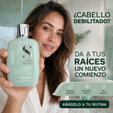 ALFAPARF Semi di Lino – Champú energizante para cabellos debilitados 250 ml y 1000 ml
