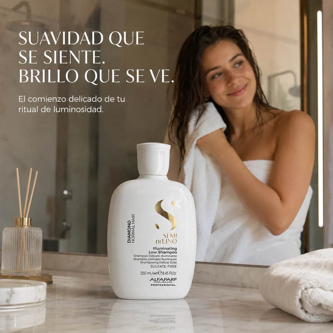 Alfaparf Semi Di Lino – Champô Iluminador para Cabelo Opaco 250ml