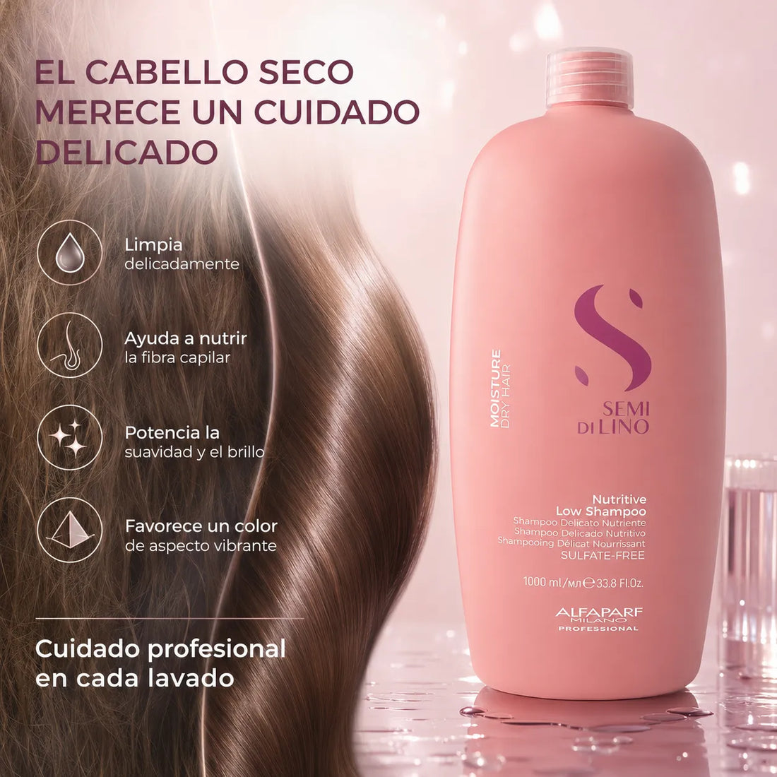 Alfaparf – Champú para Cabello Seco Nutritivo 1000 ml