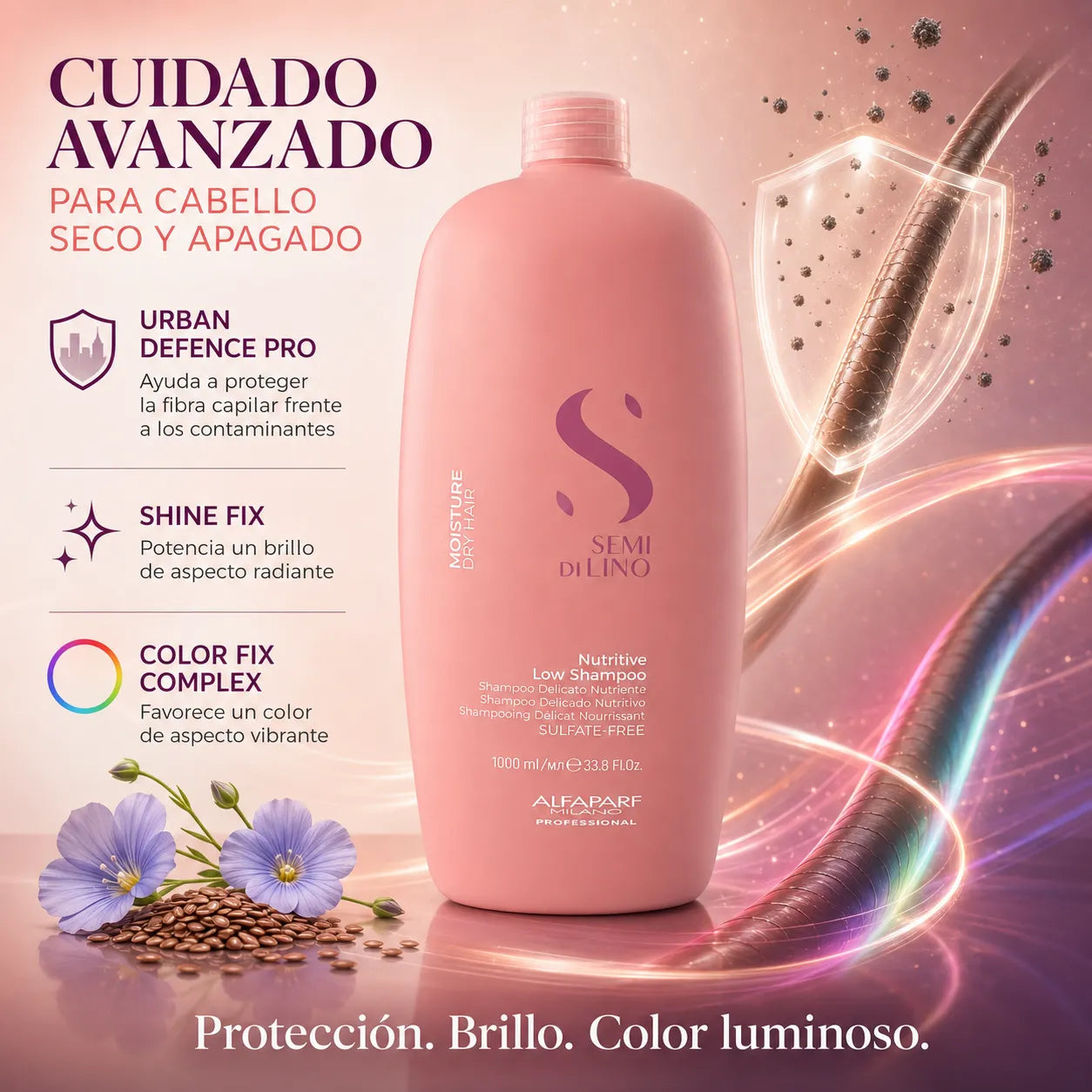 Alfaparf – Champú para Cabello Seco Nutritivo 1000 ml