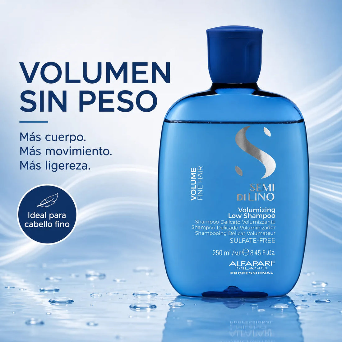 Alfaparf Milano – Semi di Lino Volume Champô Volumizador para Cabelos Finos 250 ml