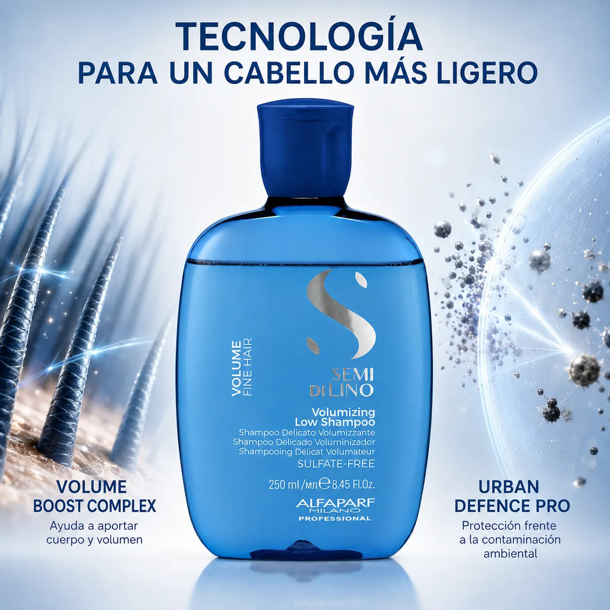 Alfaparf Milano – Semi di Lino Volume Champô Volumizador para Cabelos Finos 250 ml