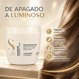Alfaparf – Mascarilla iluminadora para cabello apagado 200/500 ml