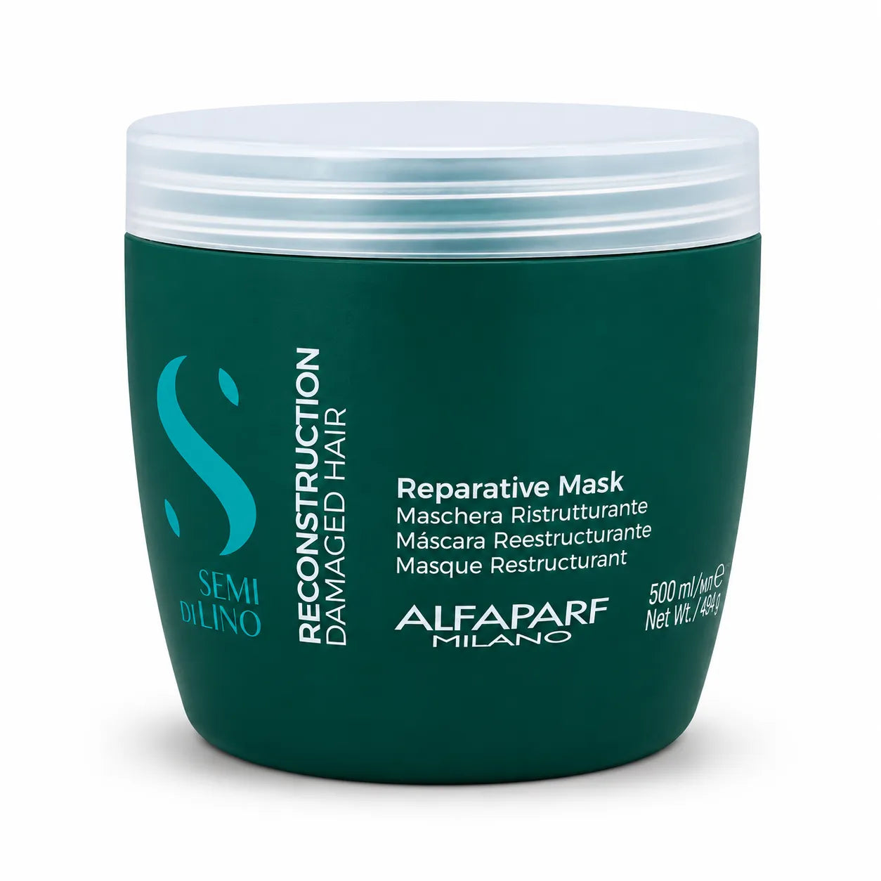 Alfaparf Semi Di Lino – Mascarilla para Cabello Dañado Reparadora 500 ml
