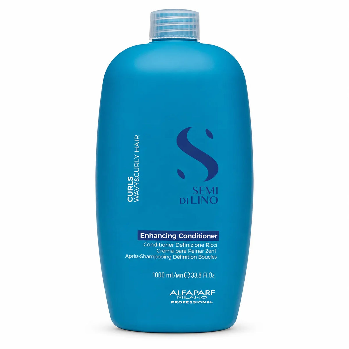 Alfaparf Milano Semi Di Lino Curls – Acondicionador para cabello rizado 1000 ml