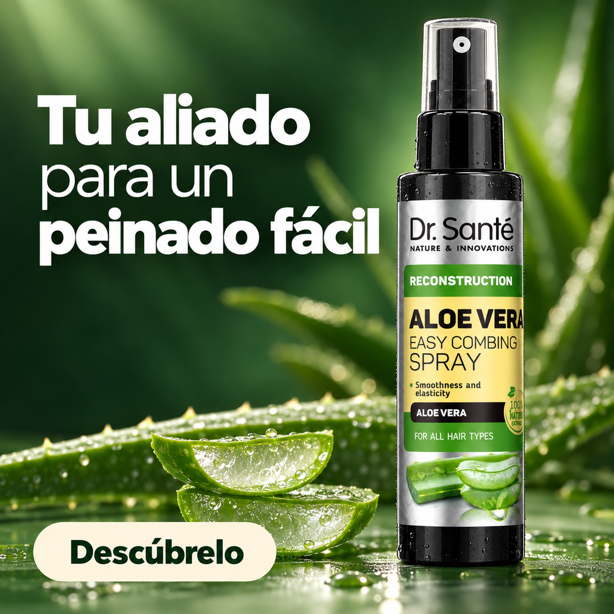 Dr. Santé – Spray desenredante con aloe vera Fácil de Peinar 150 ml