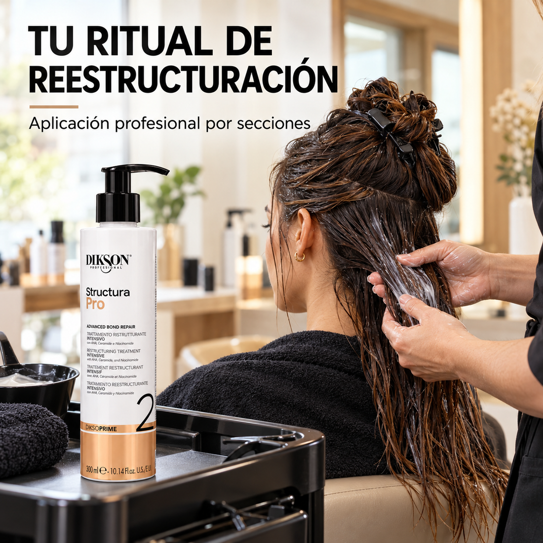 Dikson – Tratamiento reestructurante intensivo Structura Pro para cabello dañado 300 ml