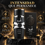 Lattafa – Perfume Árabe para Homem Asad Elixir de Longa Duração 100 ml + Atomizador 5 ml