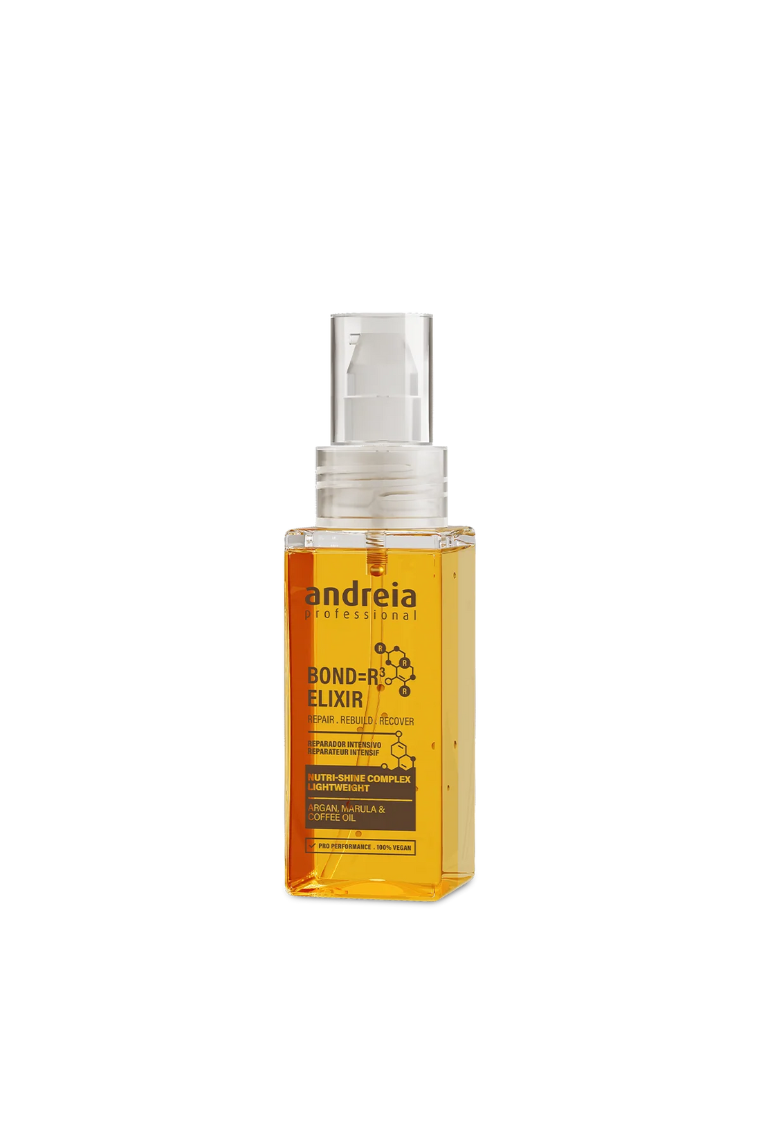 Andreia Professional – Elixir reparador para cabello dañado con brillo 50 ml