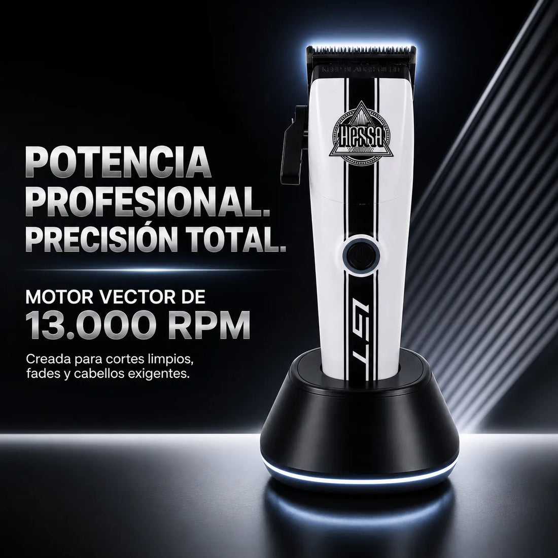 Blessed – Máquina de Corte Profesional GTX Clipper 13000 RPM con 6 Peines