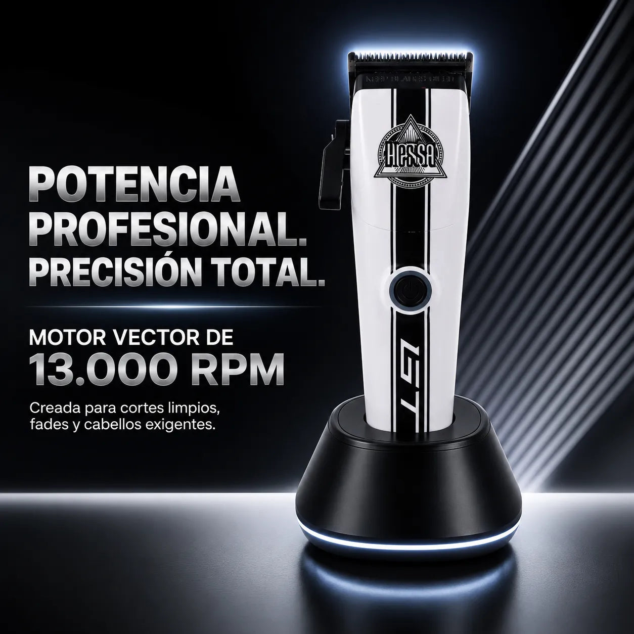 Blessed – Máquina de Corte Profesional GTX Clipper 13000 RPM con 6 Peines