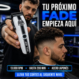 Blessed – Máquina de Corte Profesional GTX Clipper 13000 RPM con 6 Peines