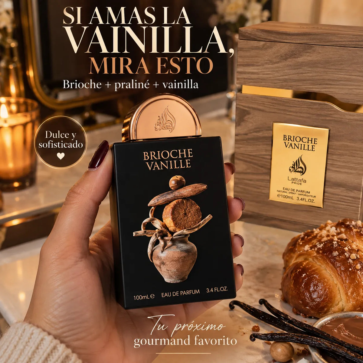 Lattafa Pride – Brioche Vanille Perfume de Vainilla para Mujer 100ml