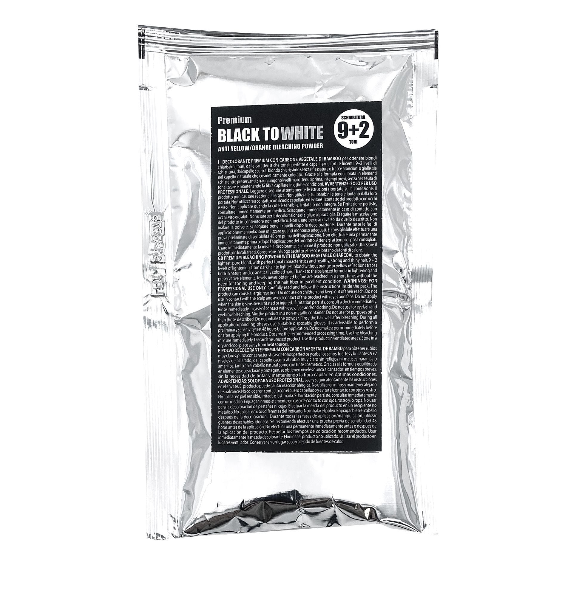 Polvo Decolorante Black To White 50GR