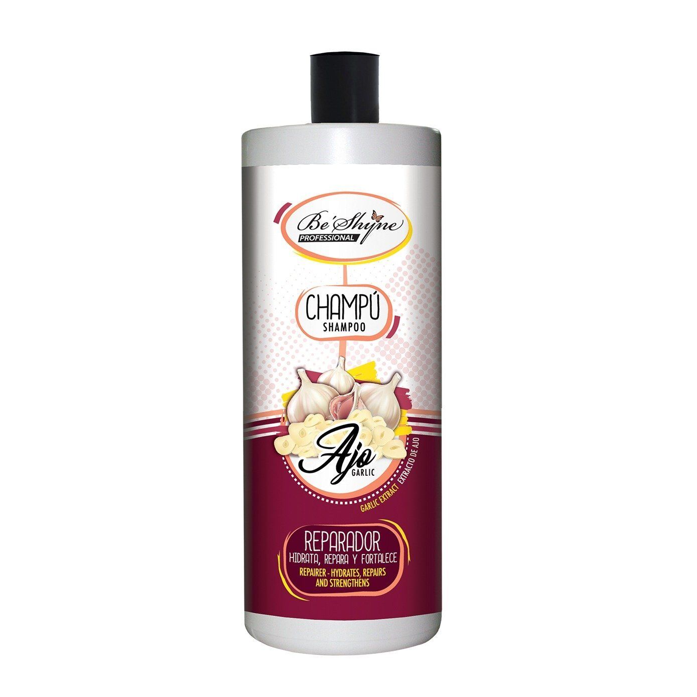 Beshyne Mascarilla de Ajo Reparadora para Cabello Dañado y Quebradizo con Extracto Vegetal y Queratina 1K