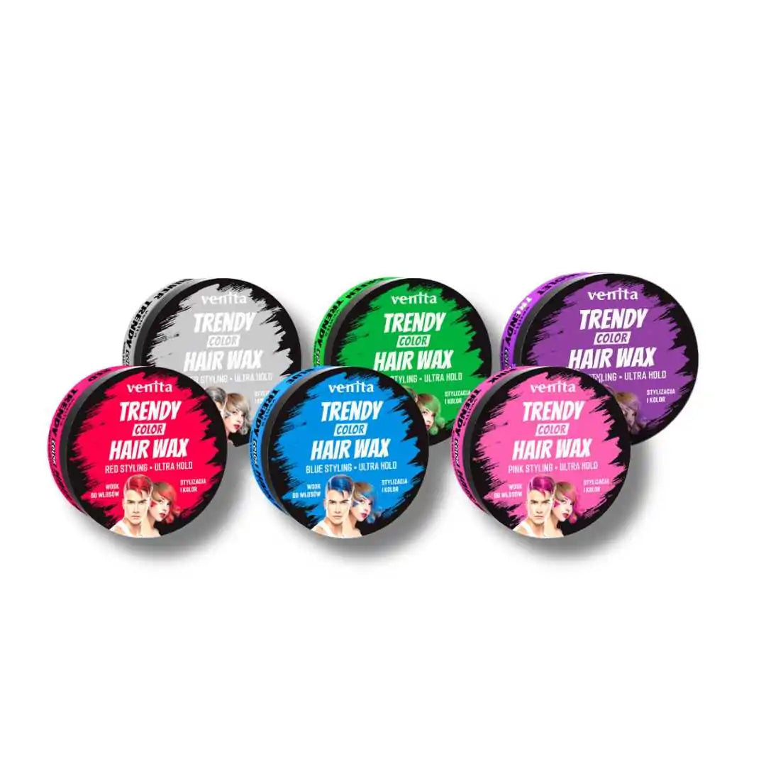 Venita – Cera de Color para el Cabello Morado con Fijación 75 ml
