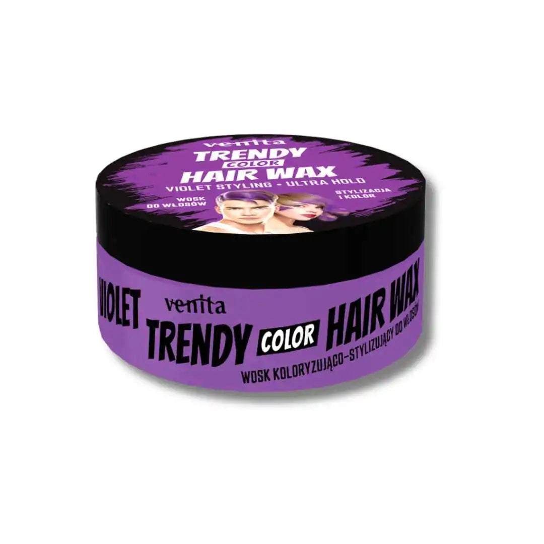 Venita – Cera de Color para el Cabello Morado con Fijación 75 ml