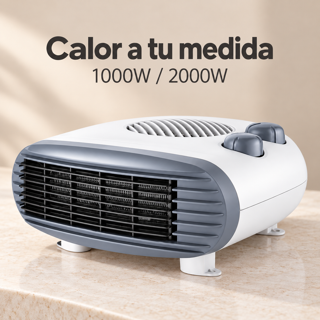 DvTech – Calefactor termoventilador horizontal 2000W DV-26873
