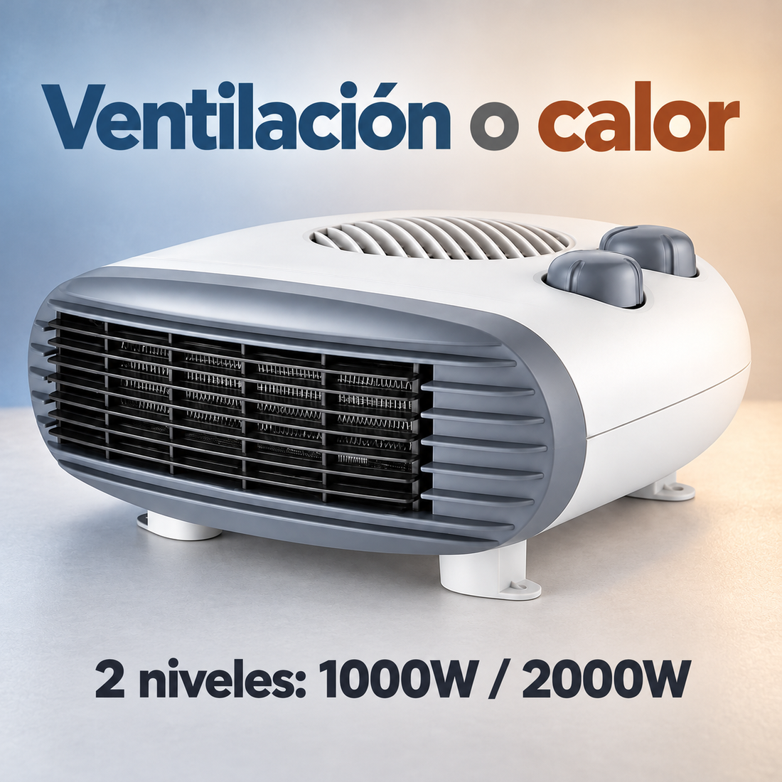 DvTech – Calefactor termoventilador horizontal 2000W DV-26873